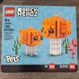 LEGO 40442 BrickHeadz Pets Goldfish & Fry NWT
